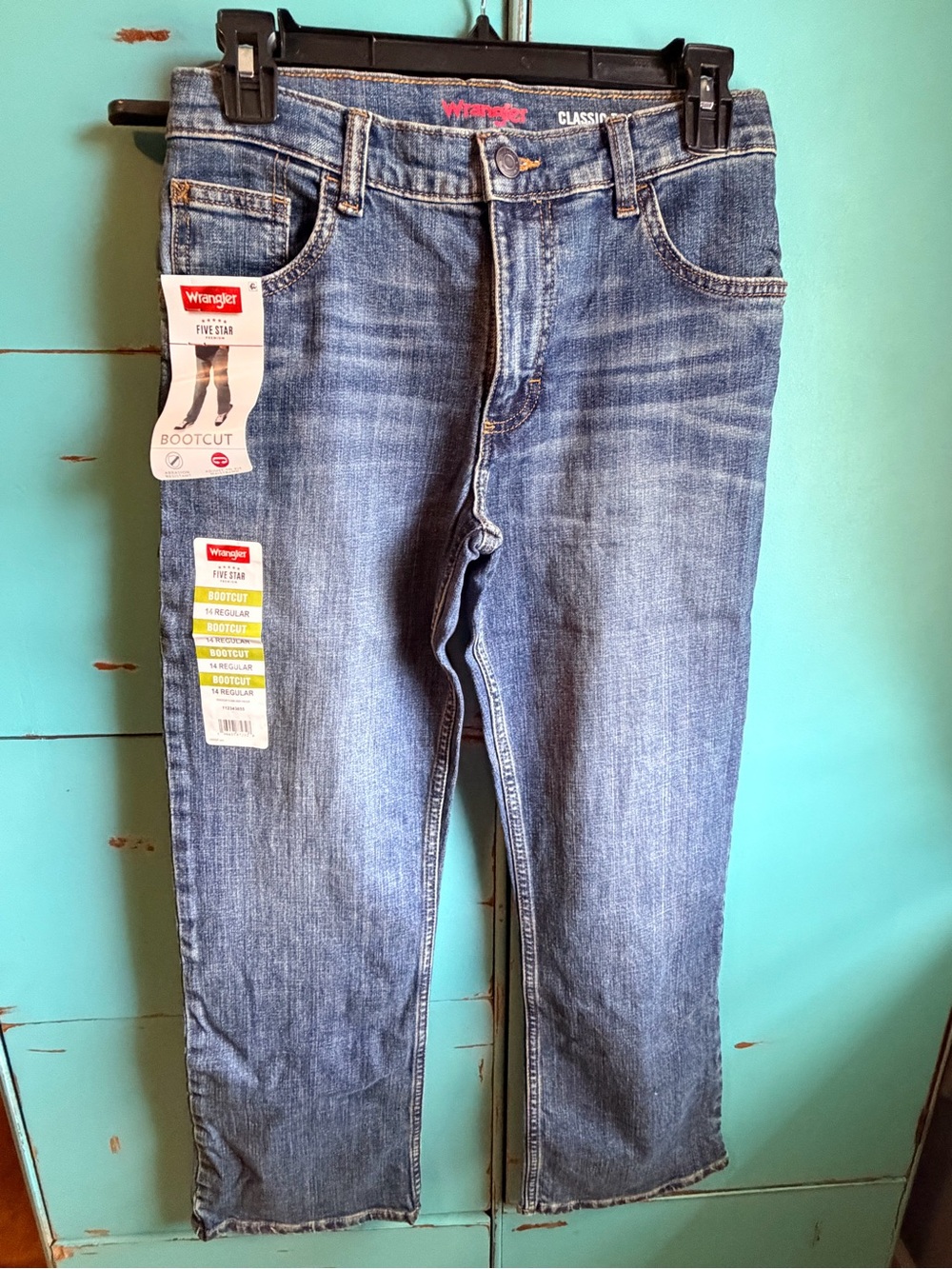 Wrangler Kids Medium Blue Bootcut Jeans